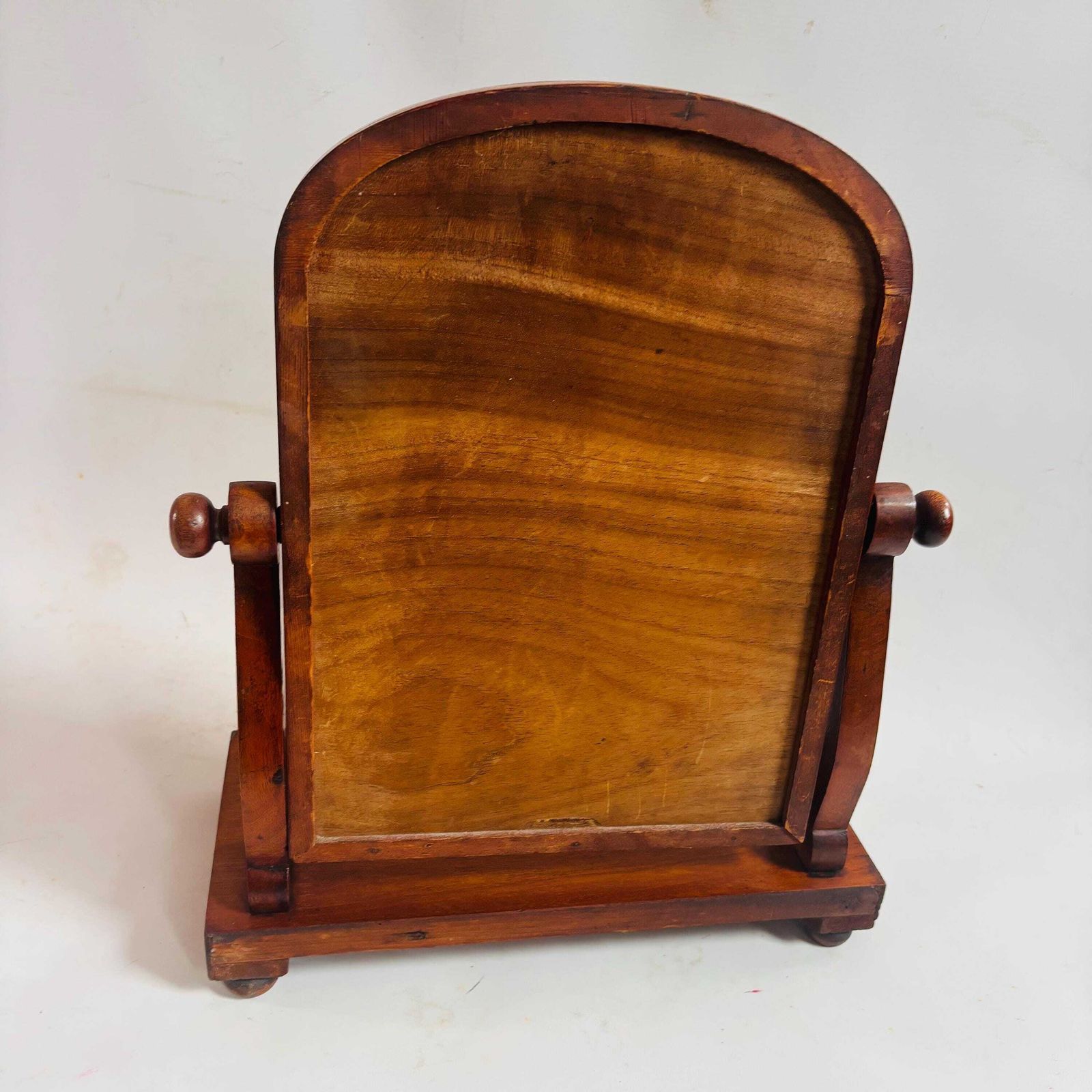 Miroir de coiffeuse d'époque victorienne en acajou massif, XIXe siècle photo for sale