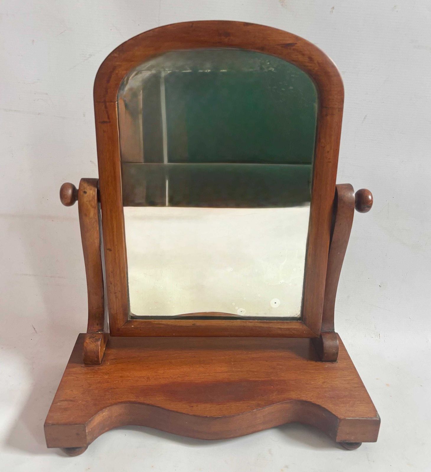 photo furniture Miroir de coiffeuse d'époque victorienne en acajou massif, XIXe siècle