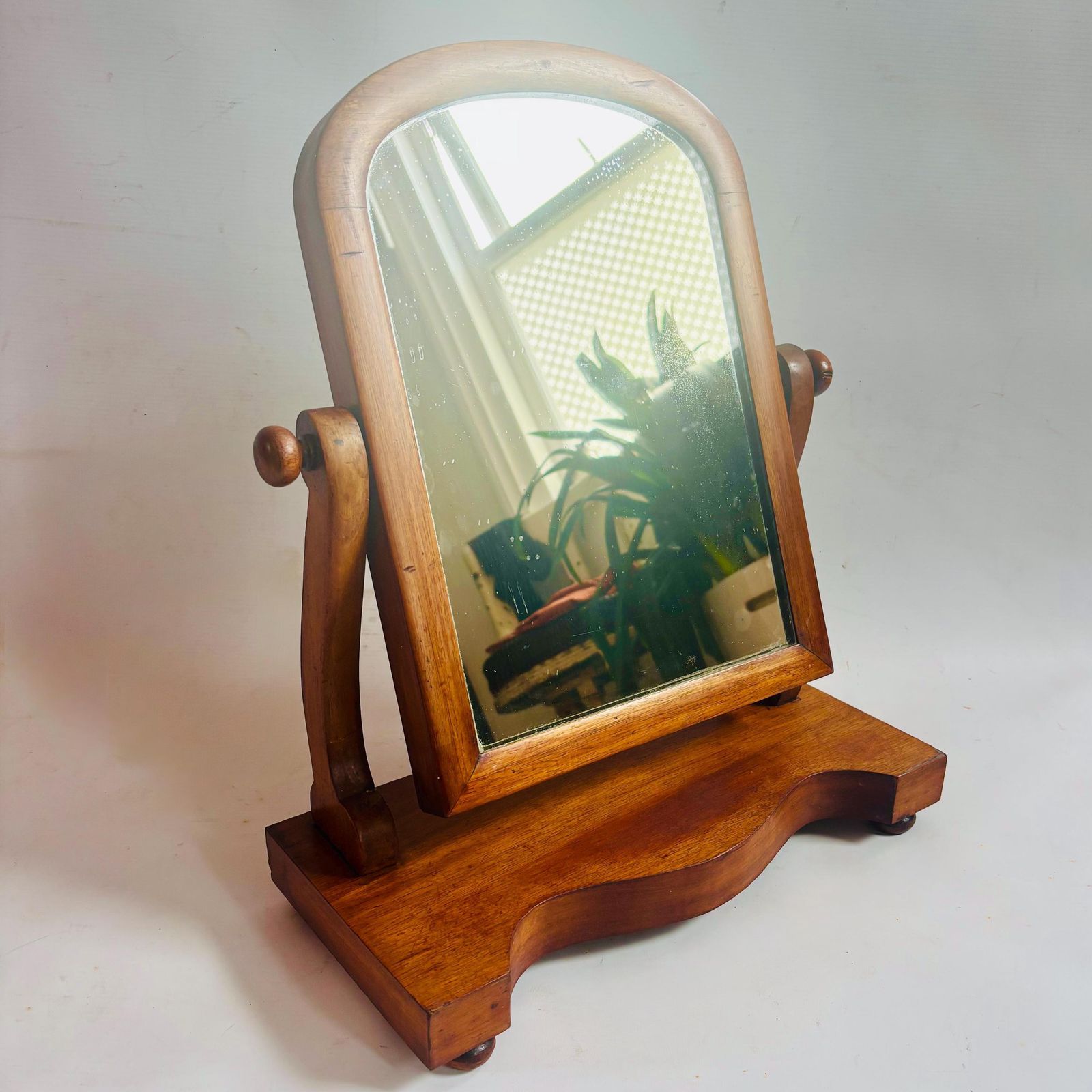 photo buy Miroir de coiffeuse d'époque victorienne en acajou massif, XIXe siècle