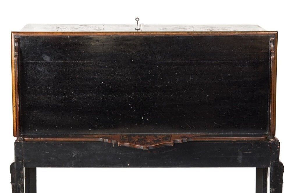 Fine Chinoiserie Decorated Fitted 8 Drawer Cabinet On Stand photo buy