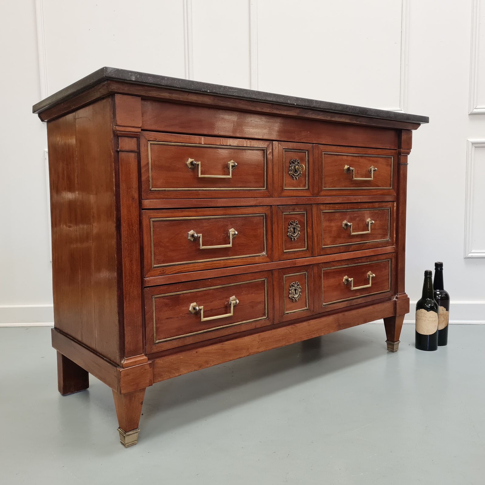 Antique French Empire Mahogany Commode C1820 Free Delivery Eng/Wales photo 1575.0