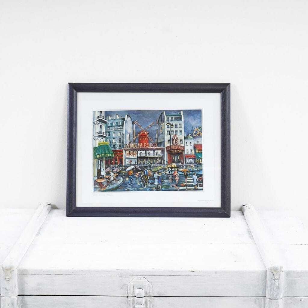 Poster Beatrice Elliker Vintage Moulin Rouge Print, Year 2005