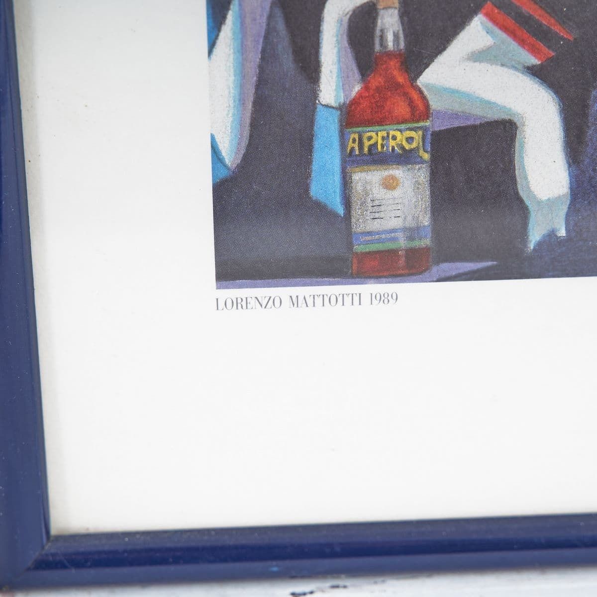Vintage Aperol Poster Print By Lorenzo Mattotti photo furniture