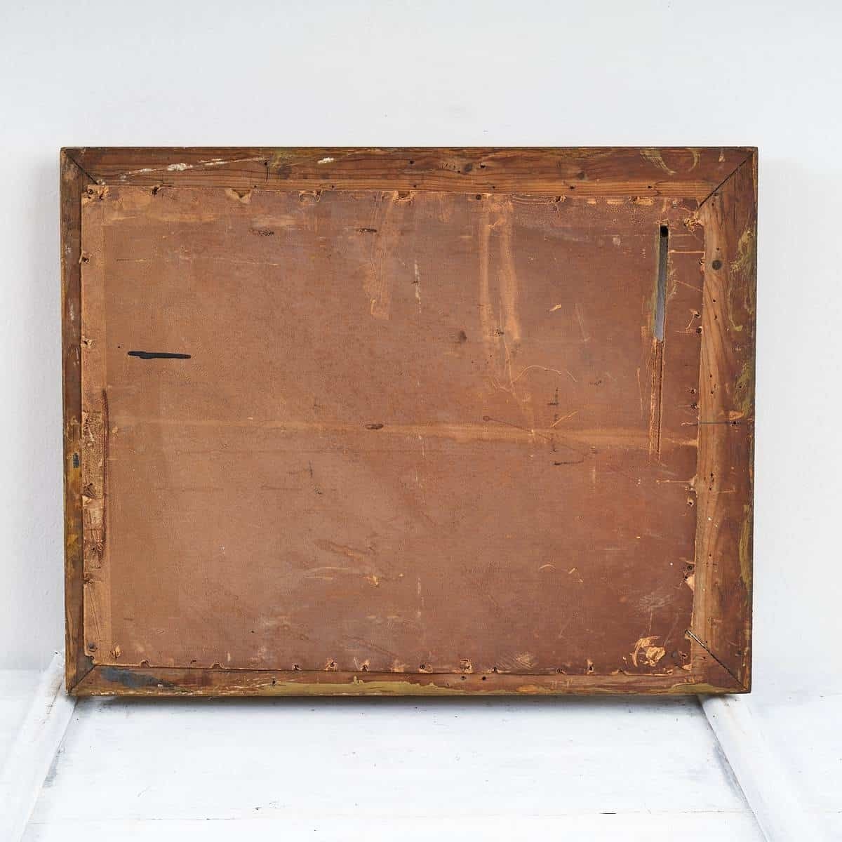Antique Golden Wooden Frame From The 1950s photo for sale
