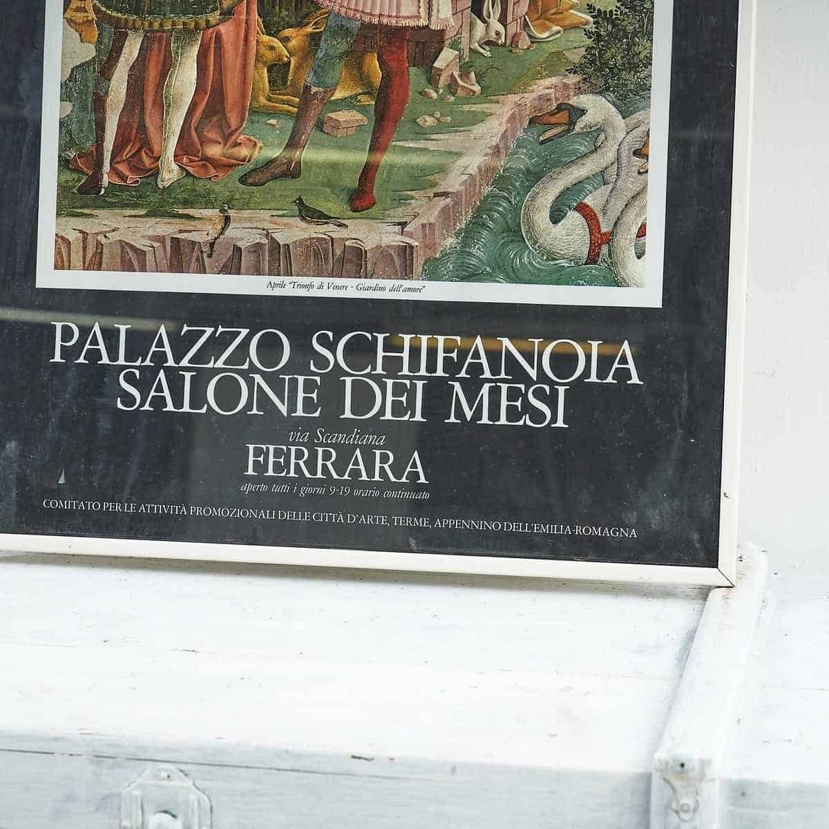 Poster Of The Hall Of The Months At Palazzo Schifanoia, 1980s photo for sale