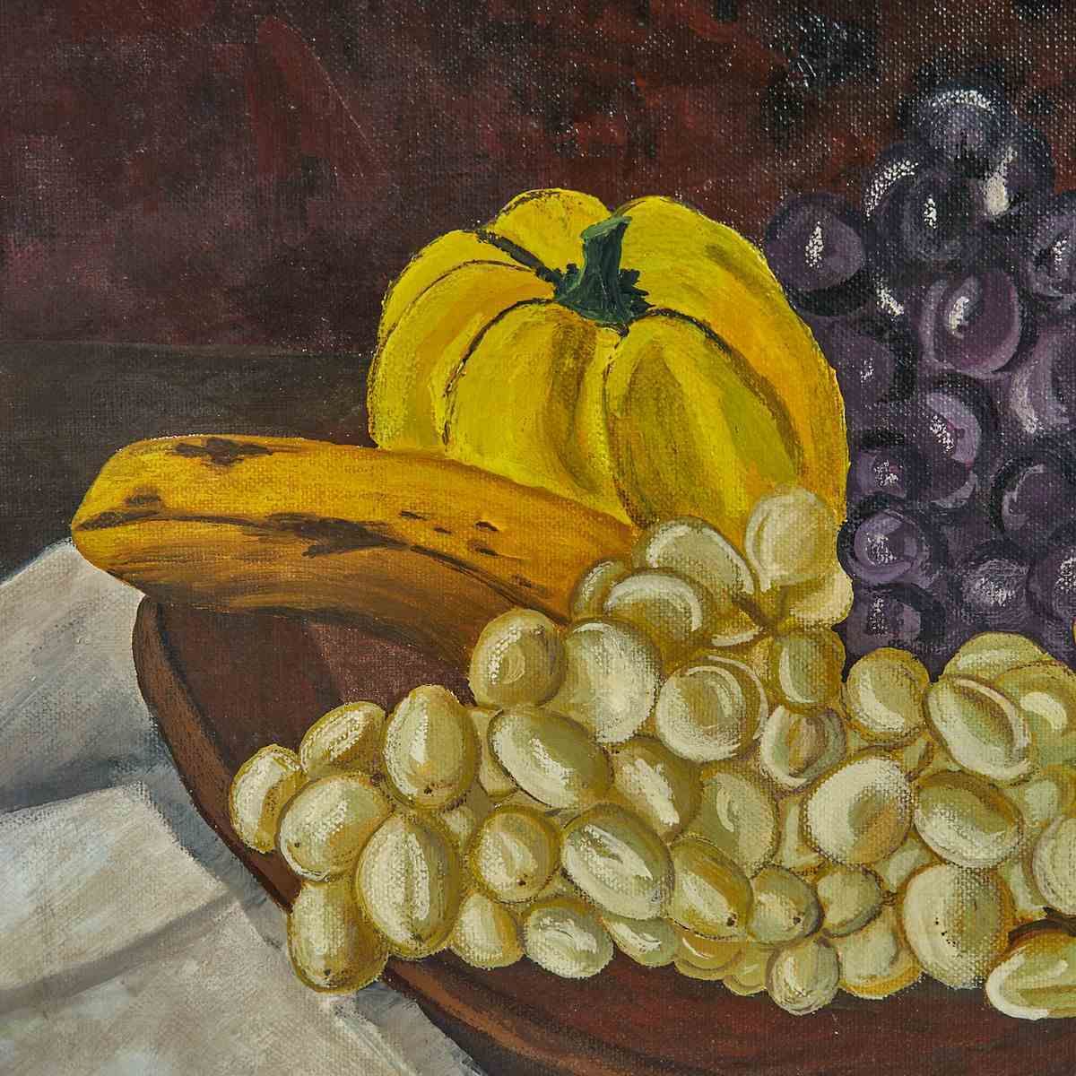 Oil On Canvas Still Life By G. Guidetti, 1970s photo for sale