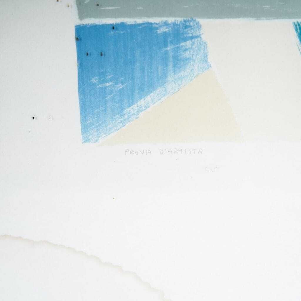 Modern Artwork By Saverio Rampin, Homage To Rita Signed, 1972 photo furniture