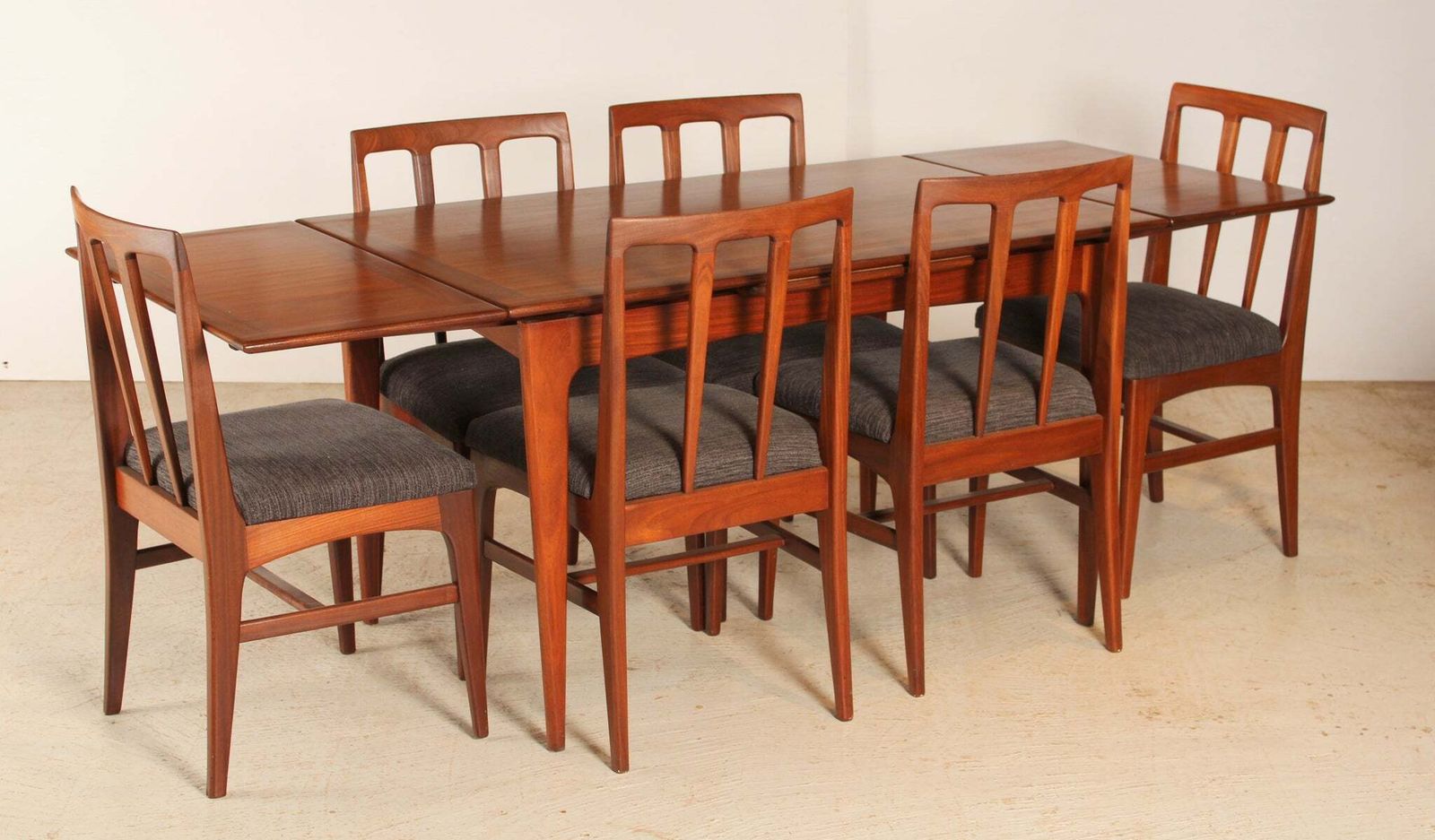 Mid Century Solid Afromosia And Mahogany Dining Set By Younger, Circa 1960s
