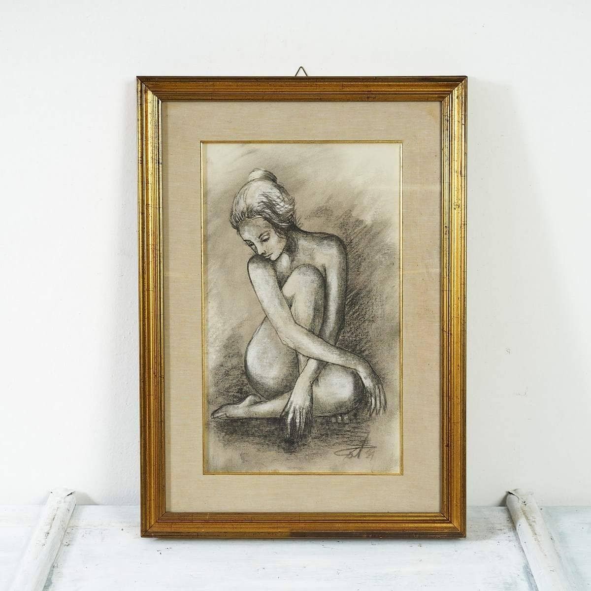 Drawing The Essence Of Female Beauty And Vulnerability, 1970s