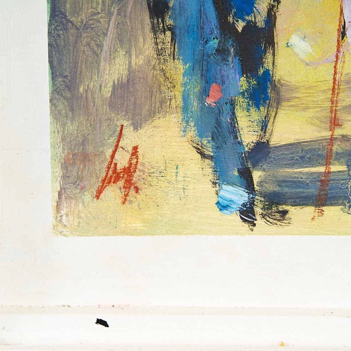 Painting Oil By Renzo Piccoli, Painter Of Ferrara (Italy) photo furniture