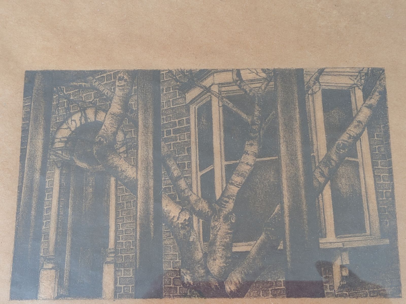 Original Drawing By Alison Griffin – 'The Only Place Where You Feel Safe Nr. 11' (2013) photo furniture