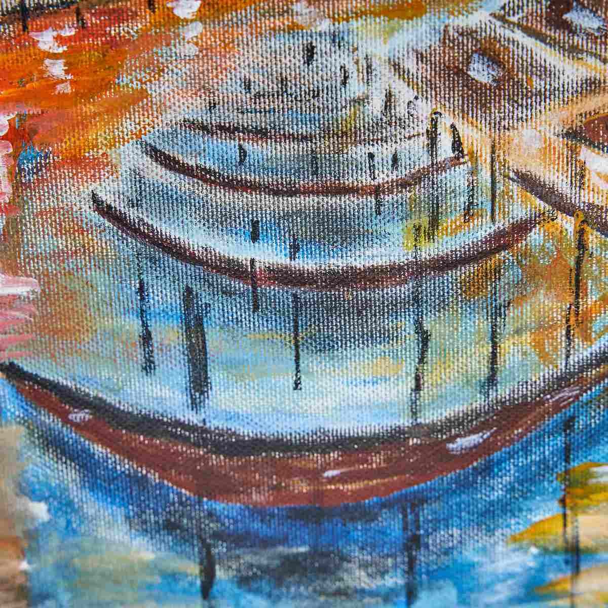 Olieverfschilderij Op Doek – Hedendaags Venetië photo for sale