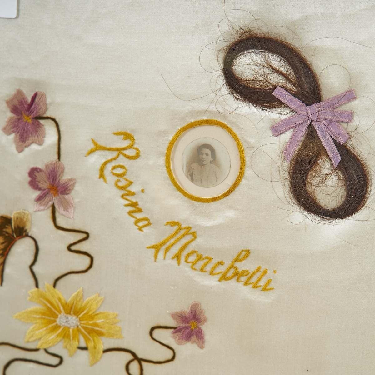 Votive Embroidery Work Flowers photo furniture
