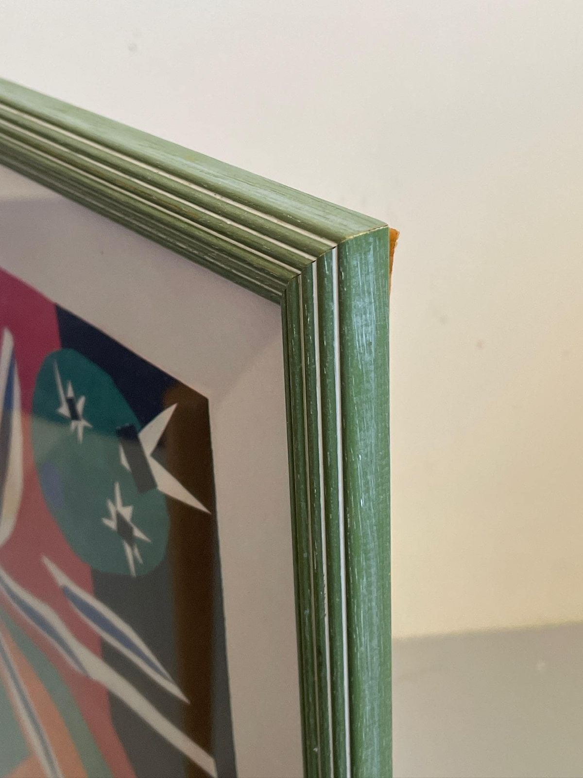 Vintage Matisse Print Of Danseuse Creole Or Creole Dancer In Green Frame photo vintage