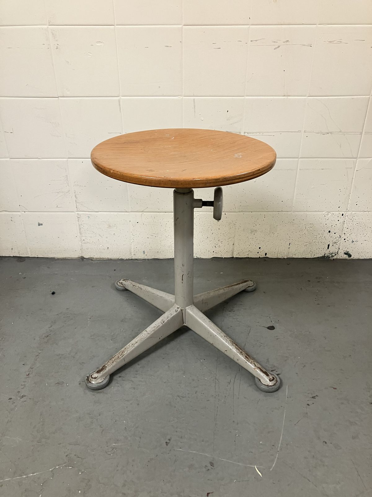 Vintage Stool By Friso Kramer For Ahrend De Cirkel (Netherlands, 1968) photo furniture