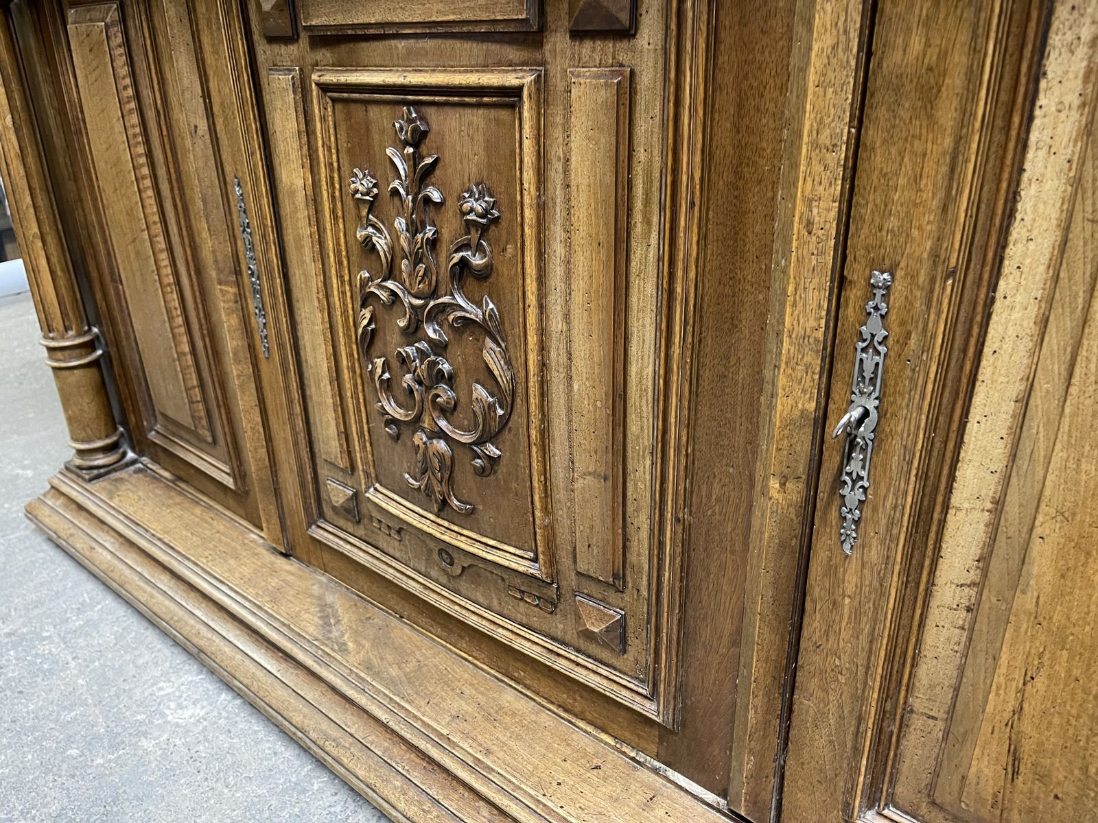 Stunning Large / Tall Antique Cabinet From French Chateau photo buy