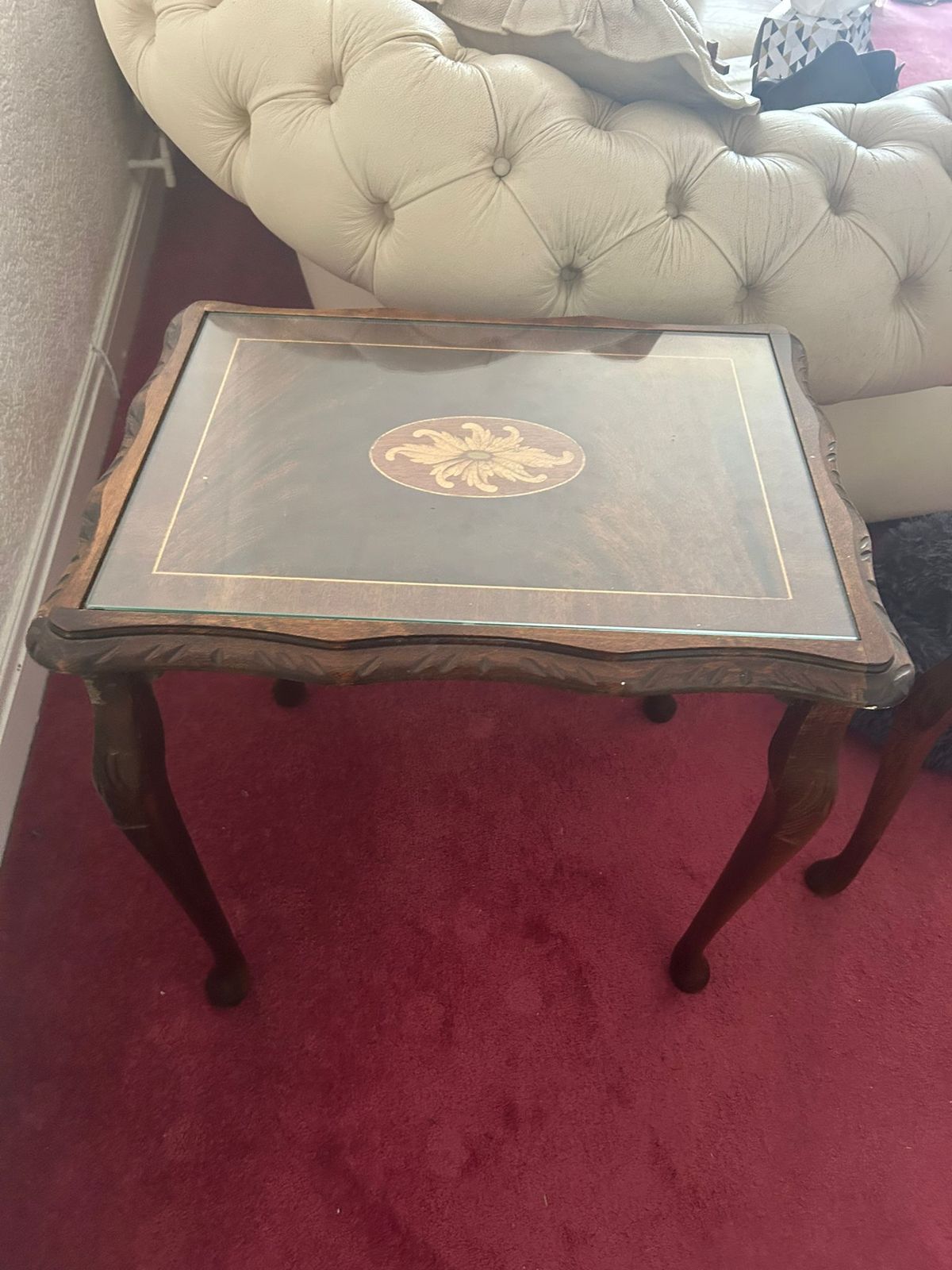Ornate Nest Of Side Tables, Early 20th Century photo for sale