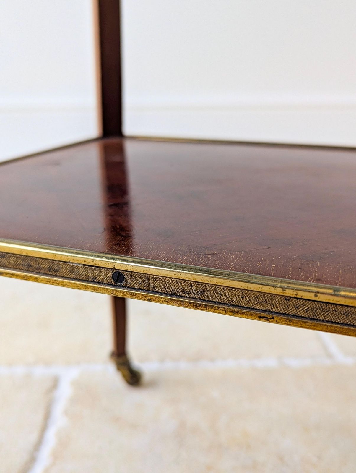 Furniture Antique Victorian Mahogany Two Tier Occasional Table By W. Turner Lord & Co C.1880 photo