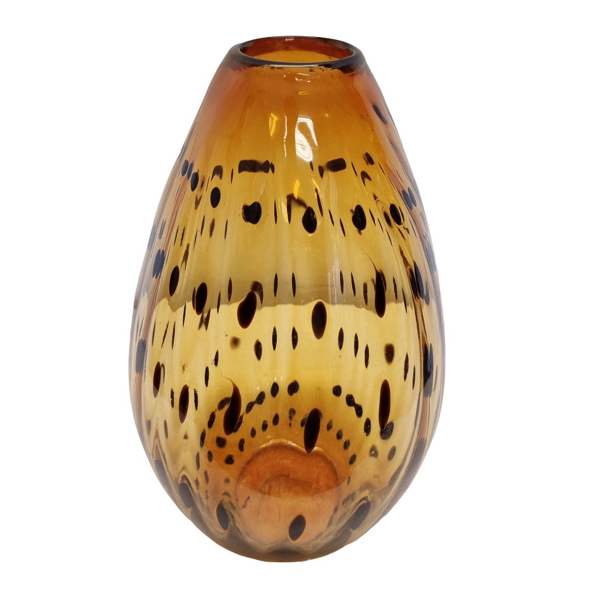 Vintage Mouth Blown Panther Vase, 1980/90s photo Home Decor