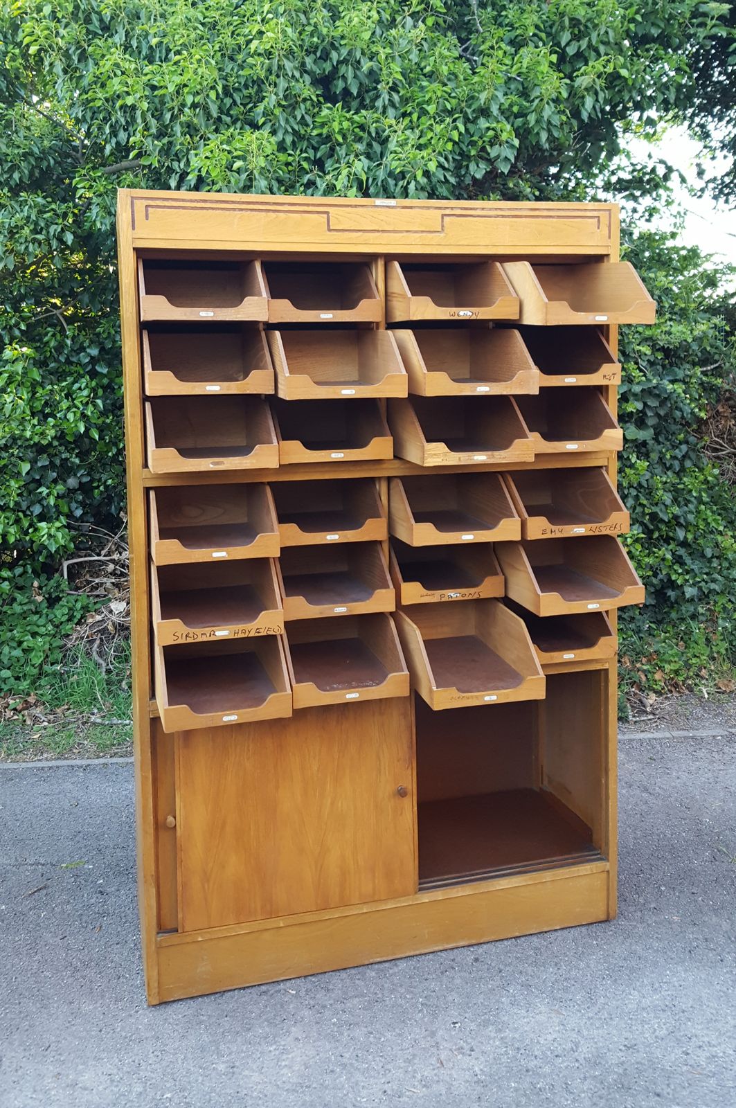 Furniture Dudley & Co Ltd Of London 24 Drawer Haberdashery Cabinet photo