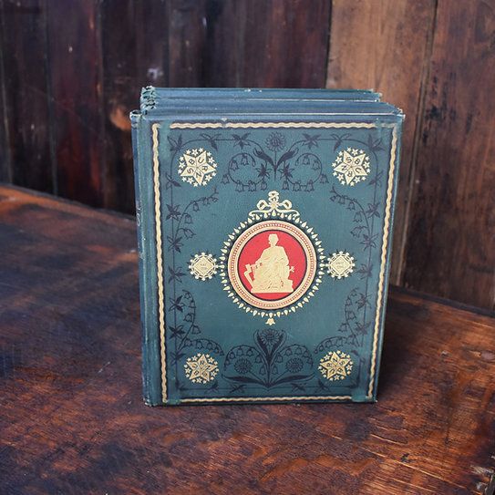 Antique 1896 National Burns By George Gilfillan Embossed Cover Set Of 4 Books photo furniture