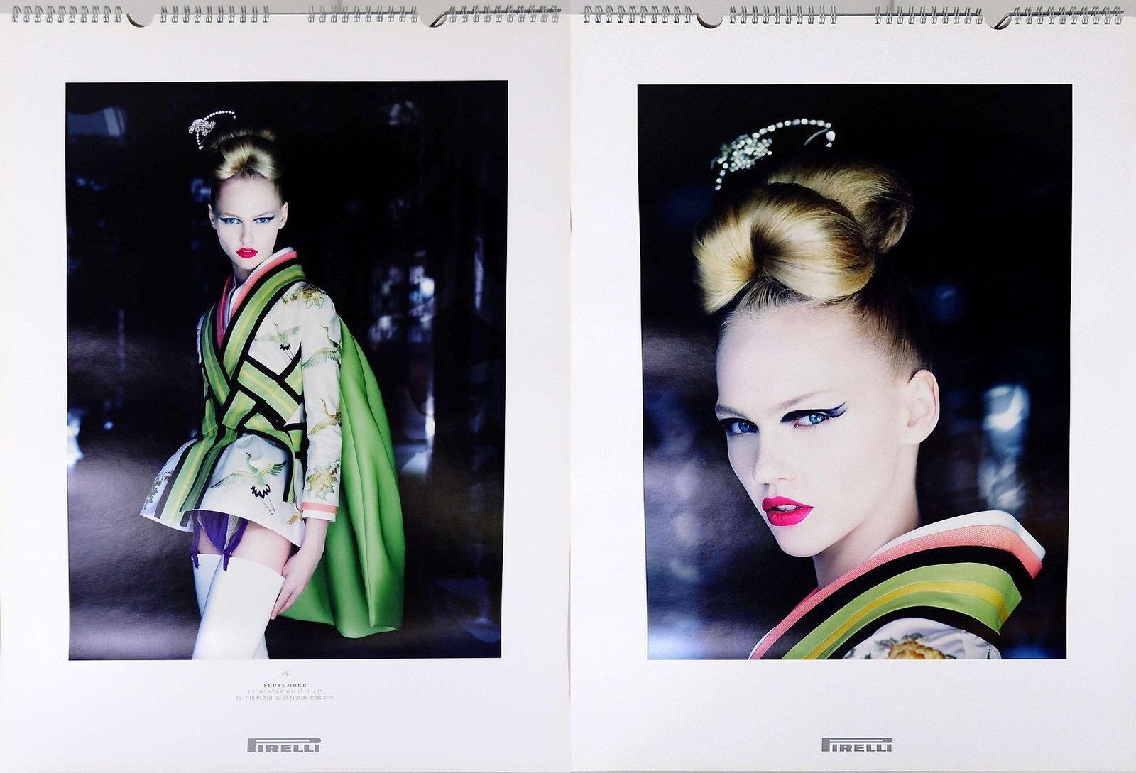 photo furniture Pirelli Calendar 2008 "Pearls Of The Orient" By Patrick Demarchelier