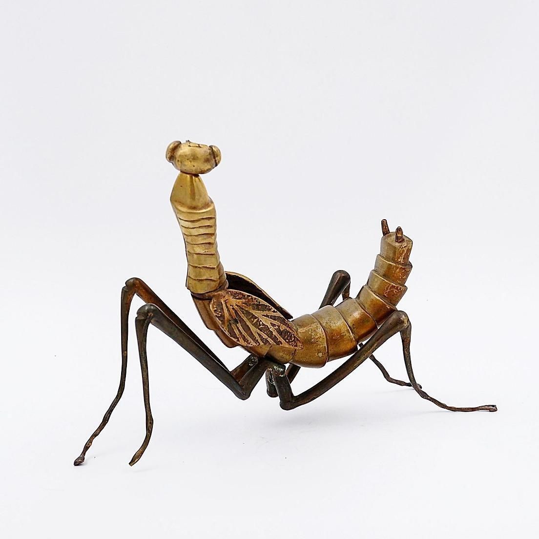 Mid Century Bronze Ants Sculpture In Brass, 1960s Hollywood Regency photo for sale