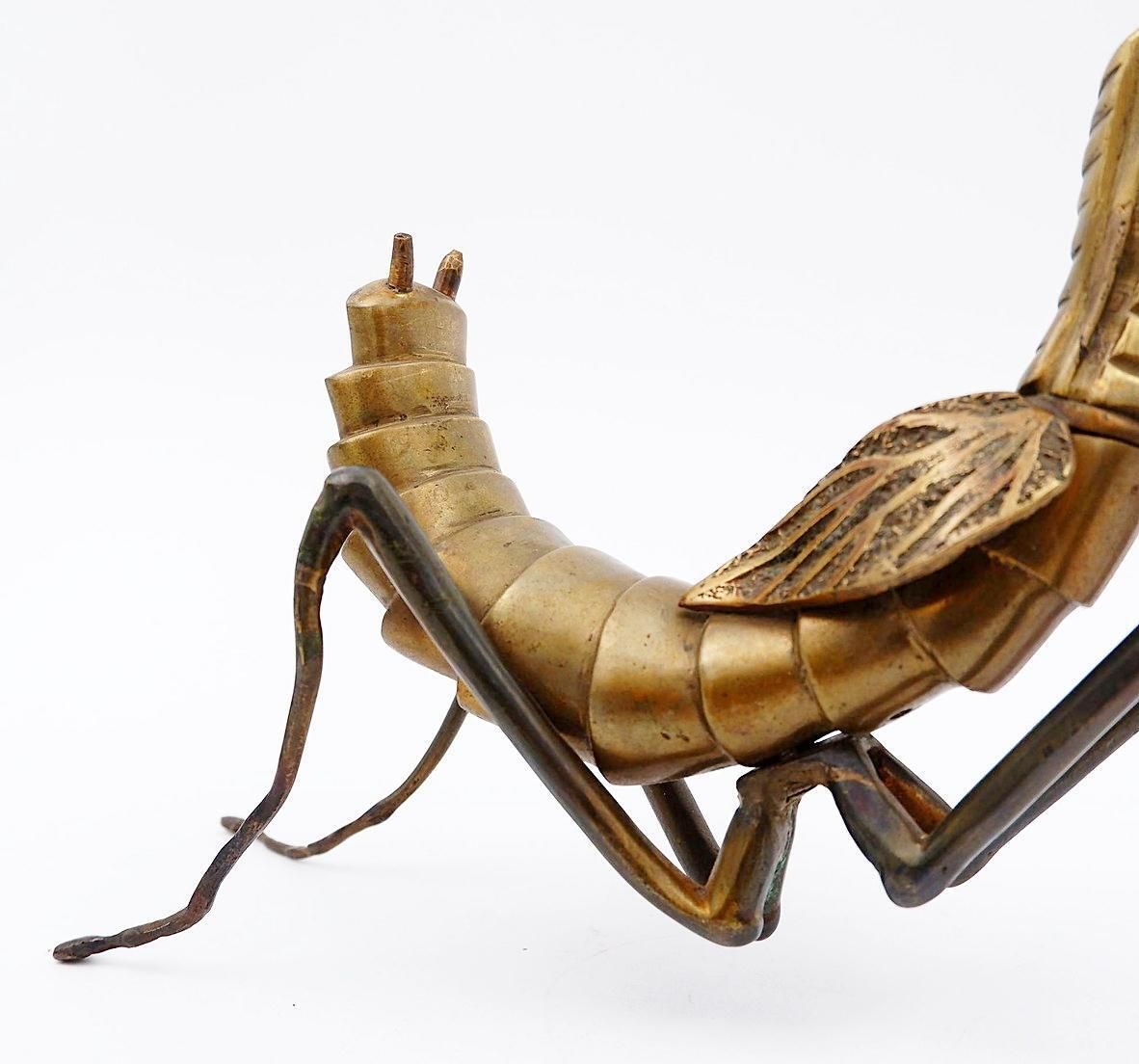photo for sale Mid Century Bronze Ants Sculpture In Brass, 1960s Hollywood Regency