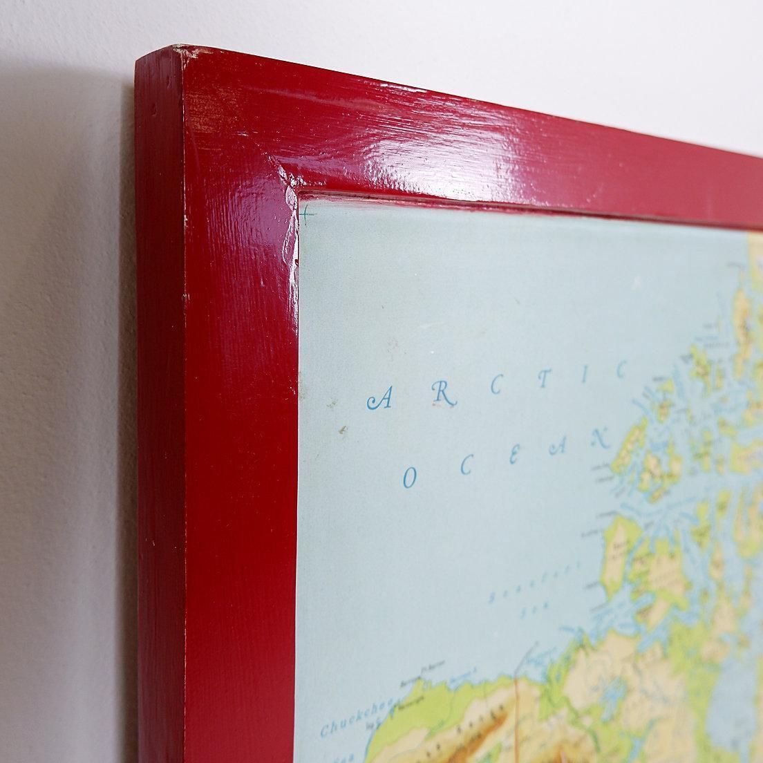 photo vinterior George Philip's Large Relief Map Of The World 150x110cm