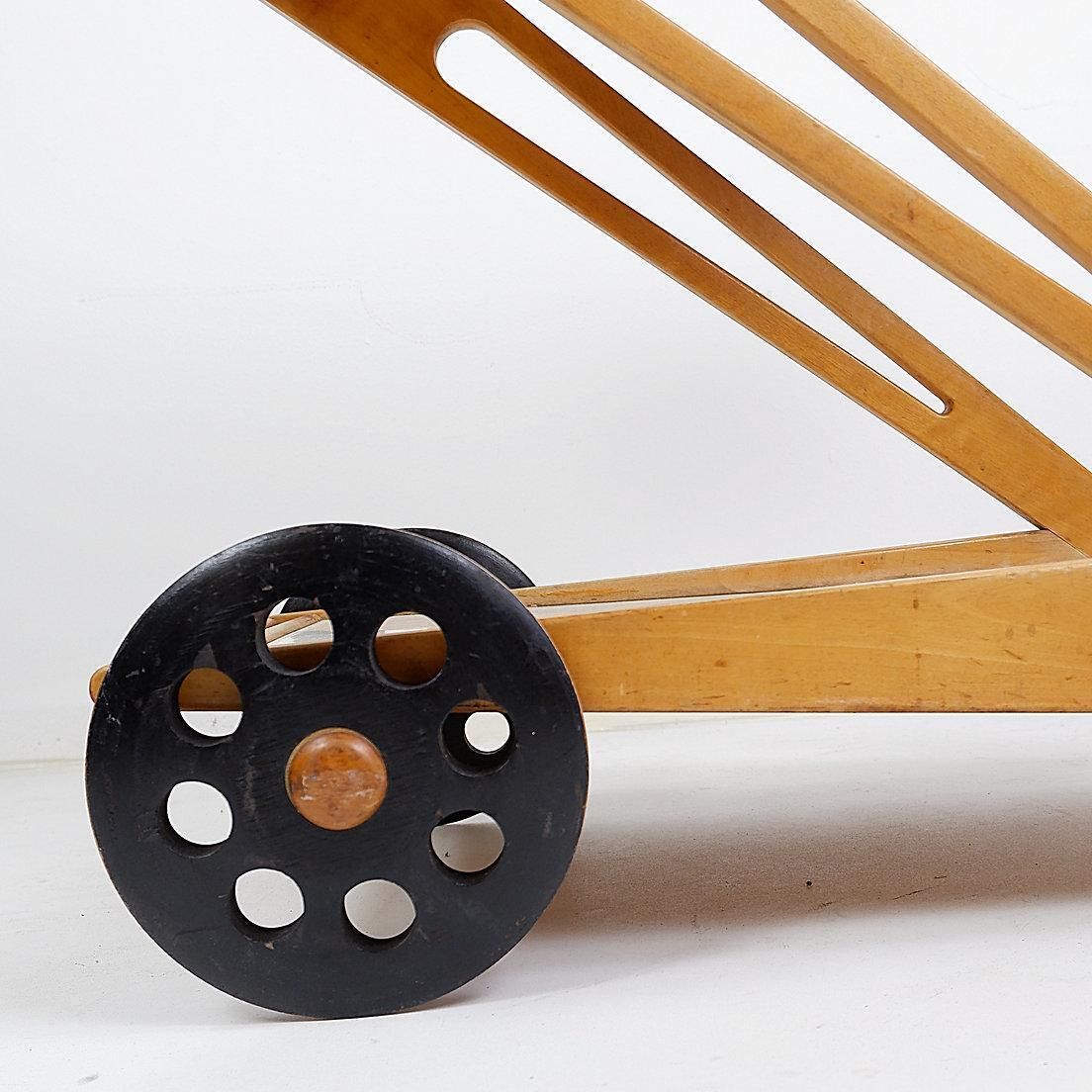 "Mobilo Pe03" Serving Trolley By Cees Braakman For Pastoe, 1950s photo 2612.0