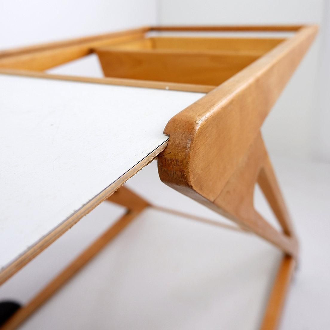 "Mobilo Pe03" Serving Trolley By Cees Braakman For Pastoe, 1950s photo vintage