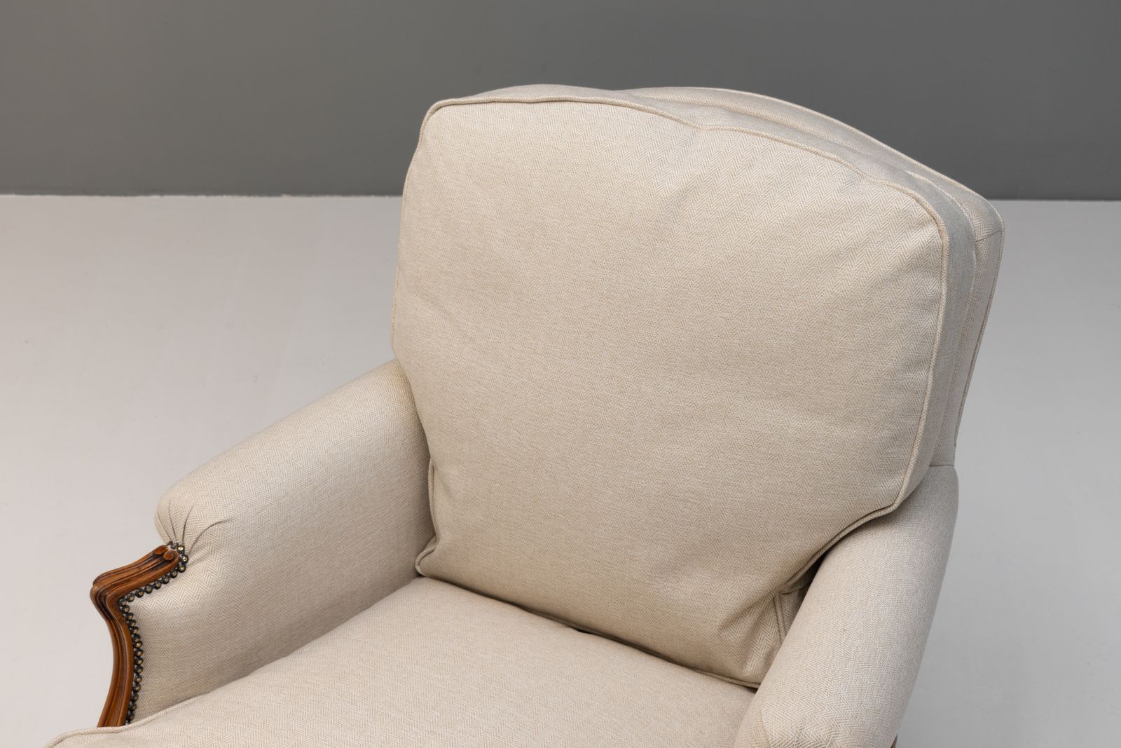 Pair Of French Upholstered Armchairs photo Furniture