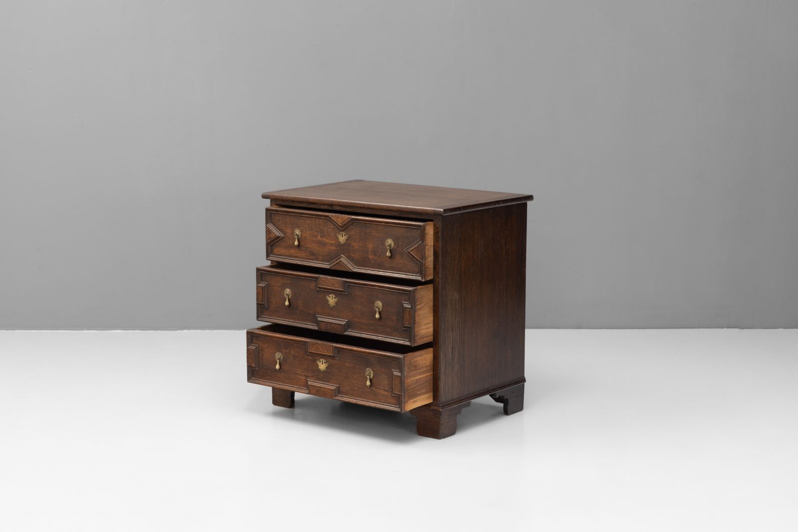 Jacobean Style Oak Chest, 1900s photo for sale