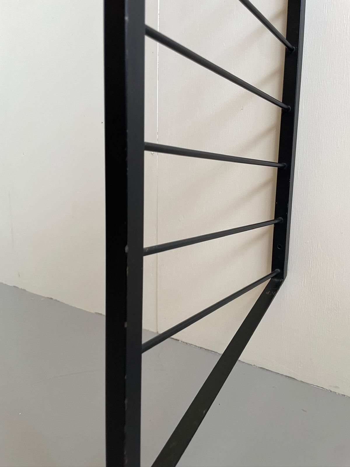 Staples Ladderax 163/165cm X 35cm Medium Black Ladder Lean One Foot photo buy