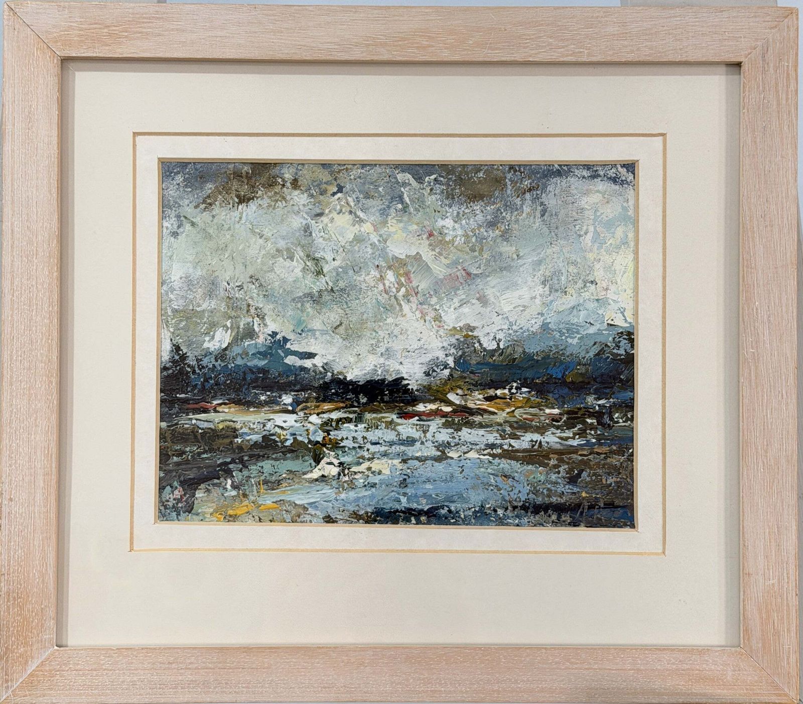 Andrew Hood B.1964 Signed Acrylic Painting Upper Loch Torridon