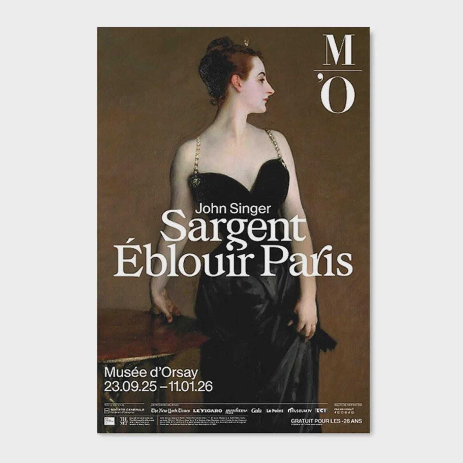 Original John Singer Sargent Exhibition Poster   Madame X   Stunning Museum Print
