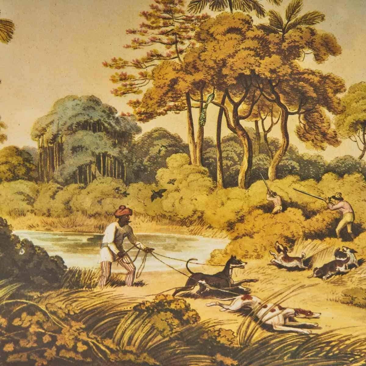 Antique Print Of Hunting In The Jungle photo Art
