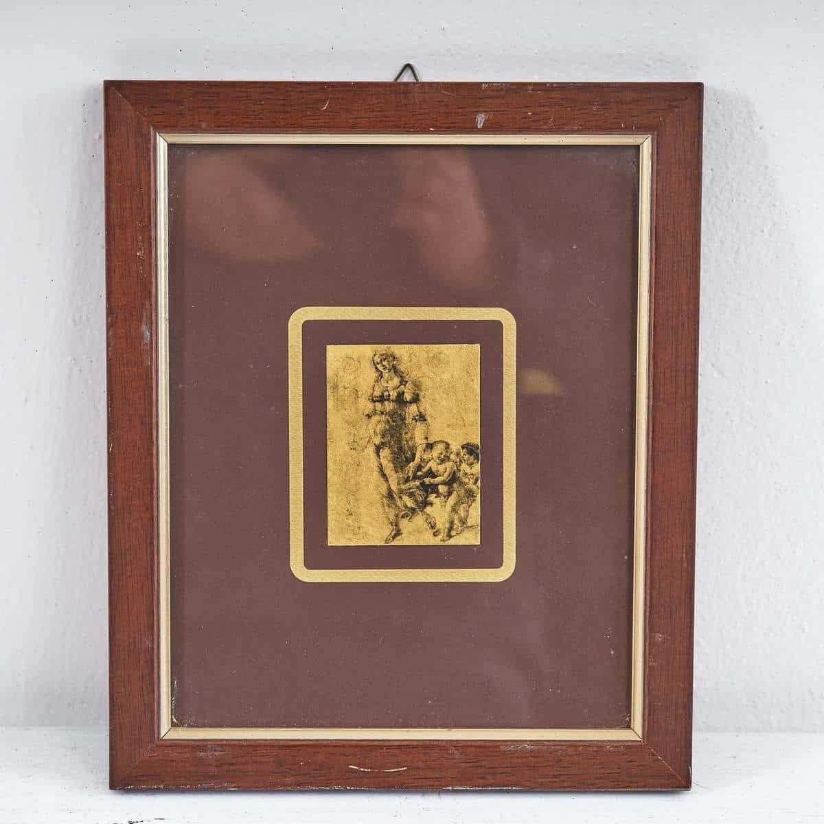 Sandro Botticelli's Unique Artwork Vintage Framed Print