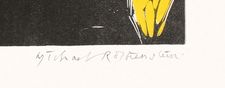 Michael Rothenstein 1908   1993 Signed Coloured Woodcut 'Japanese Kites' 65/75 photo 250.0
