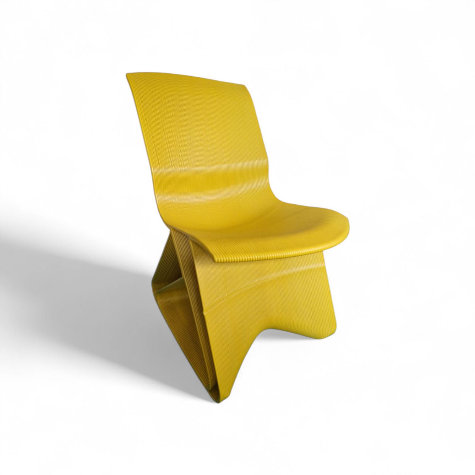 Endless Flow Rocking Chair / Endless Chair / 2010/11 Yellow First Edition / Moma Museum / Stedelijk Musem / Vitra Design Museum / Dirk Vander Kooij photo for sale