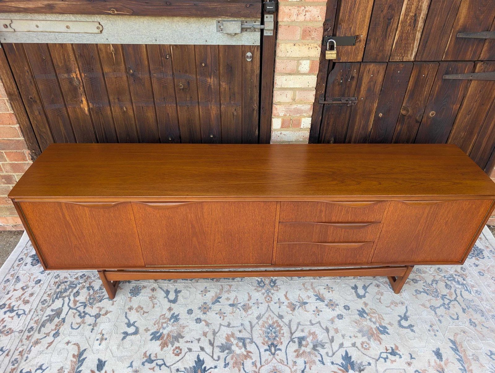 William Lawrence Sideboard Mid Century Modern Teak 1960s. Rare Retro Find In Amazing Condition. photo 925.0