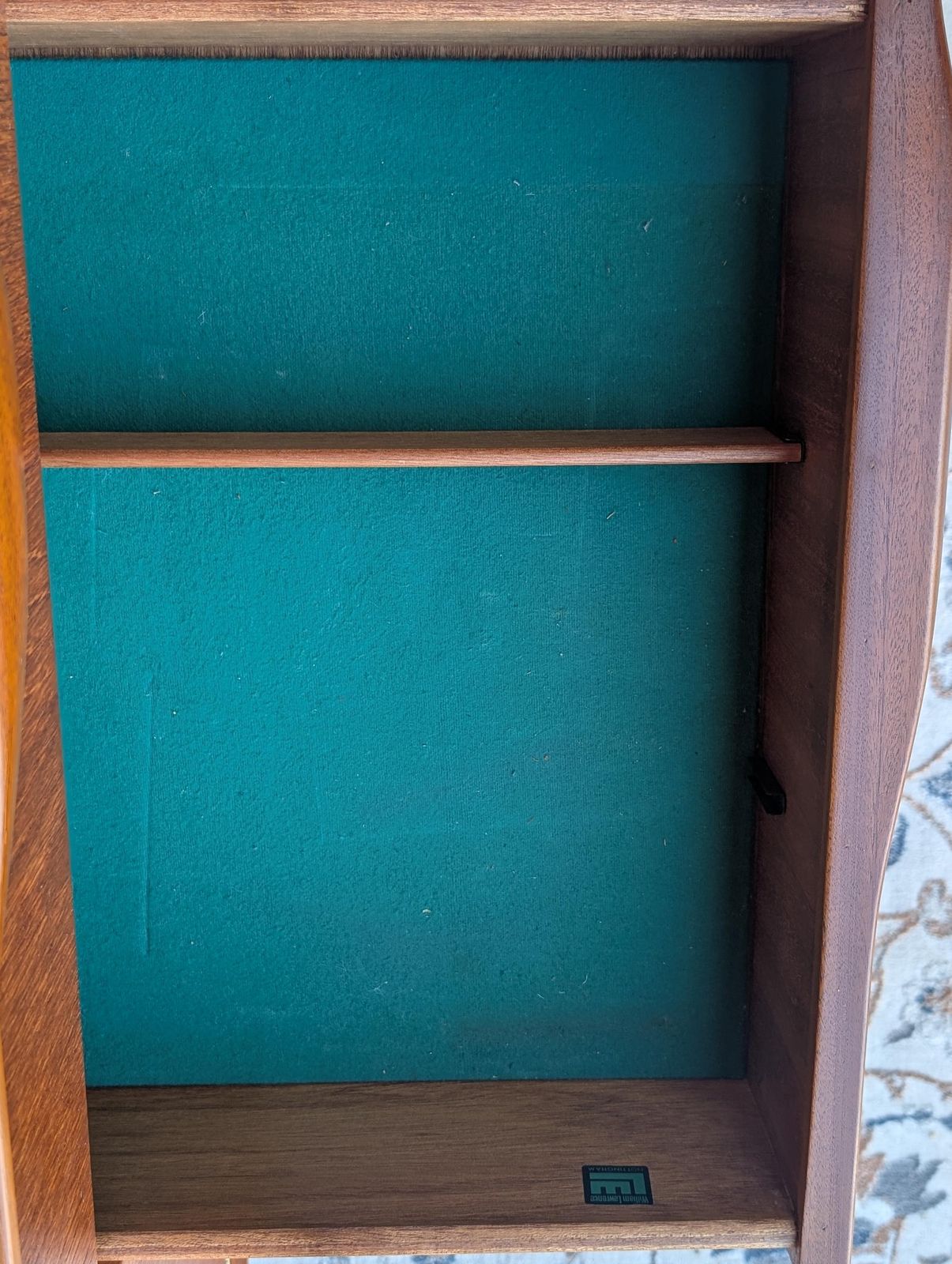 925.0 William Lawrence Sideboard Mid Century Modern Teak 1960s. Rare Retro Find In Amazing Condition. photo