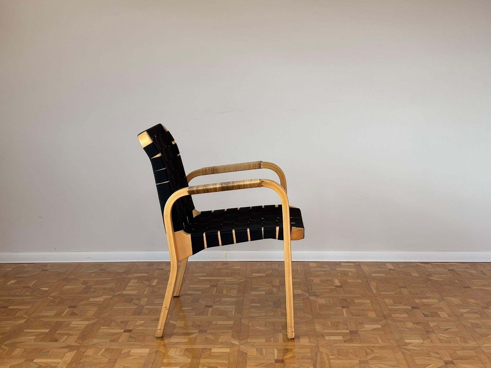 Model 45 Lounge Chairs By Alvar Aalto For Artek, 1970s photo Furniture