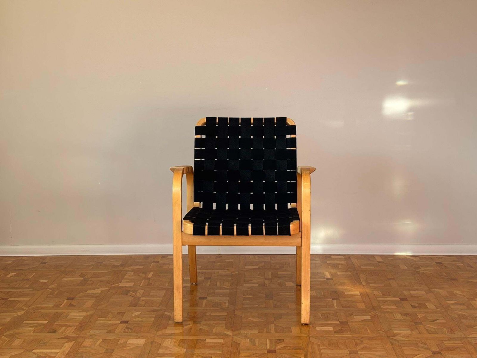 photo for sale Model 45 Lounge Chairs By Alvar Aalto For Artek, 1970s