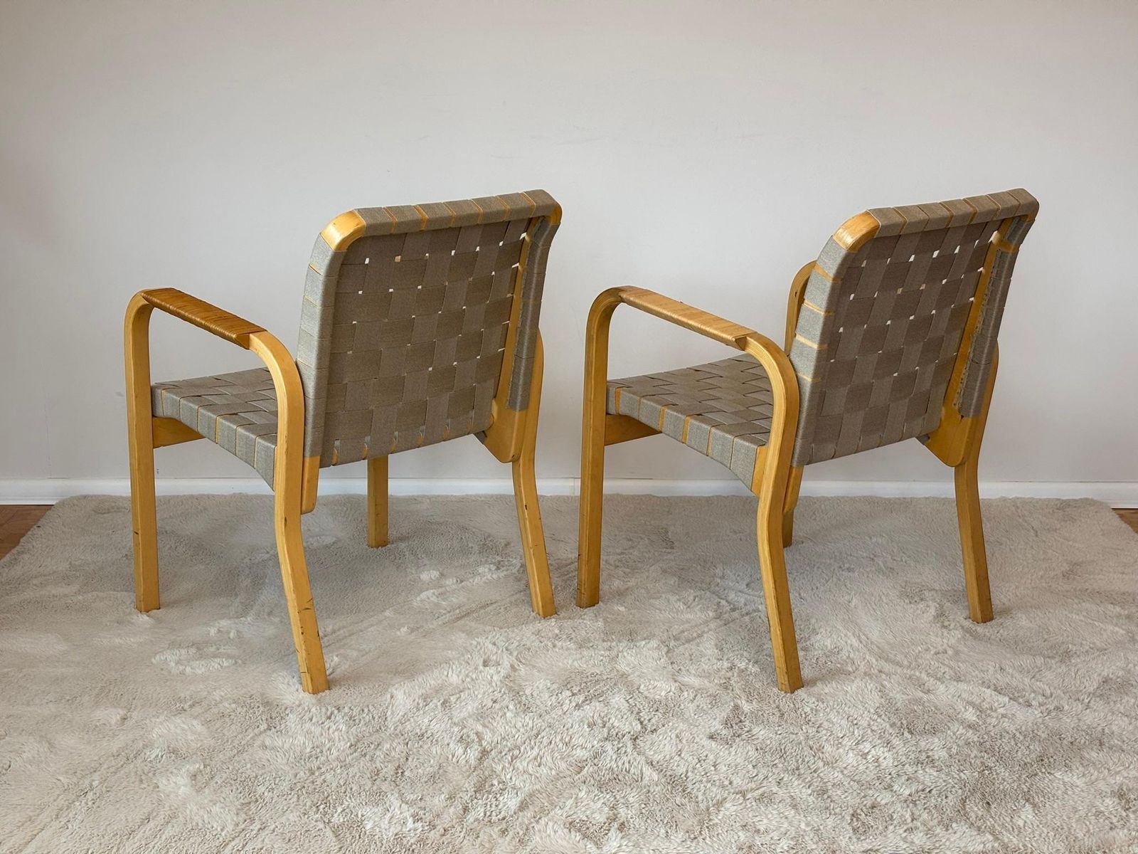 Model 45 Lounge Chairs By Alvar Aalto For Artek, 1970s Set Of 2 photo 2074.0