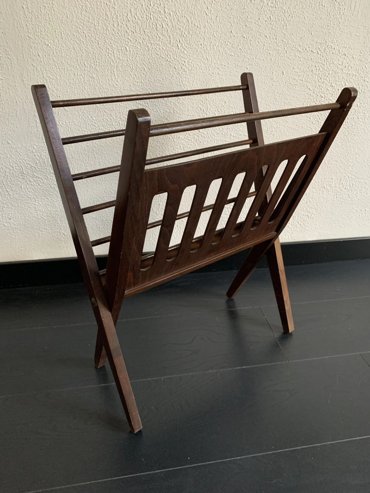 Vintage Magazine Rack 1960 Cees Braakman Vinyl Magazines   56 X 45 Cm photo 139.0