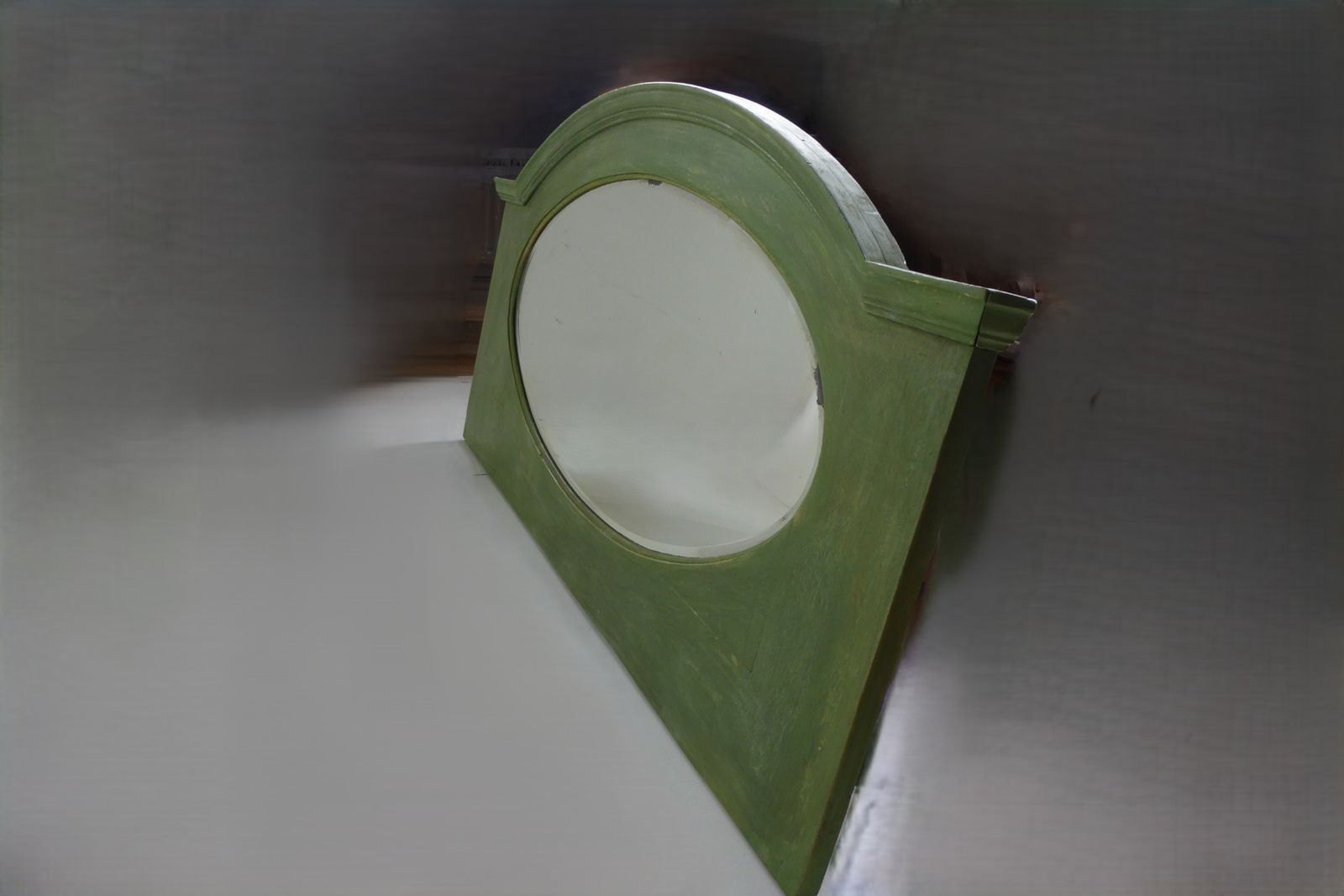 Antique Beveled Mirror Made Around Mid To Late 1800s