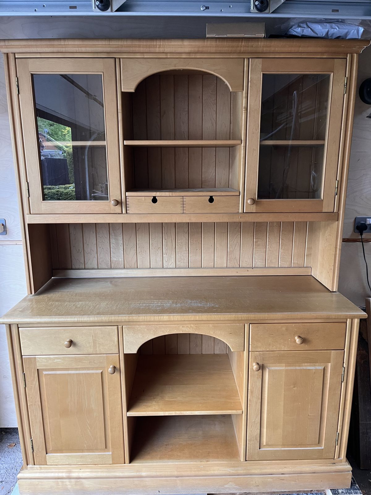 Maple Sideboard/ Welsh Dresser By Woodstock
