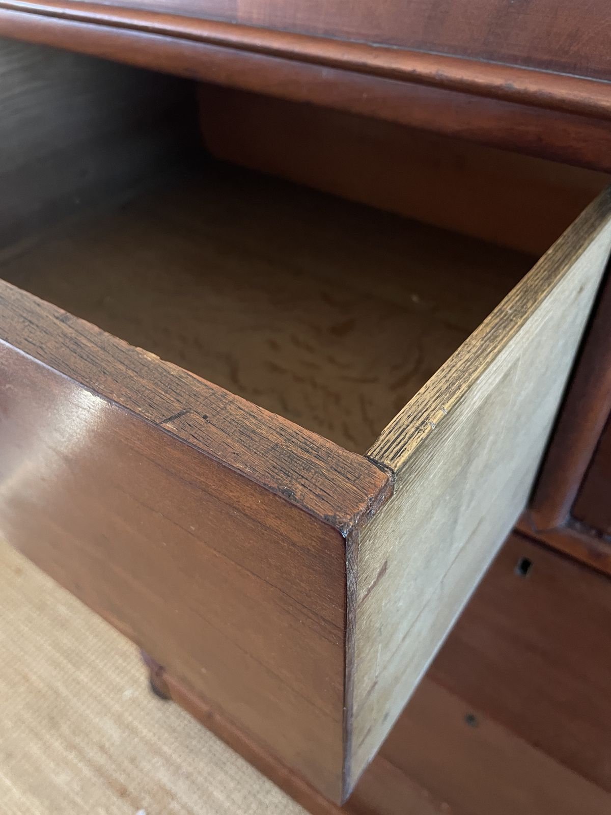 An Antique Mahogany Chest Of Drawers photo furniture