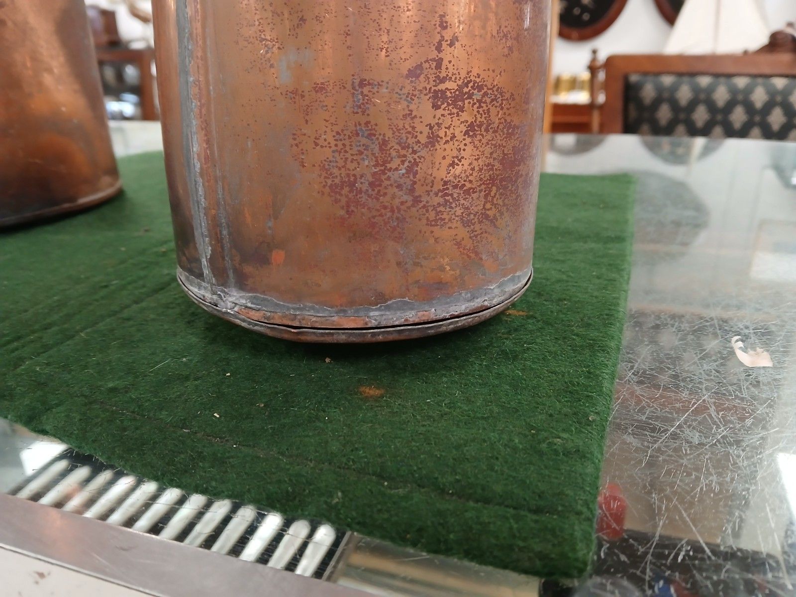 Edwardian Era Snowdon Pattern Copper Rain Gauge By Negretti & Zambra photo vinterior